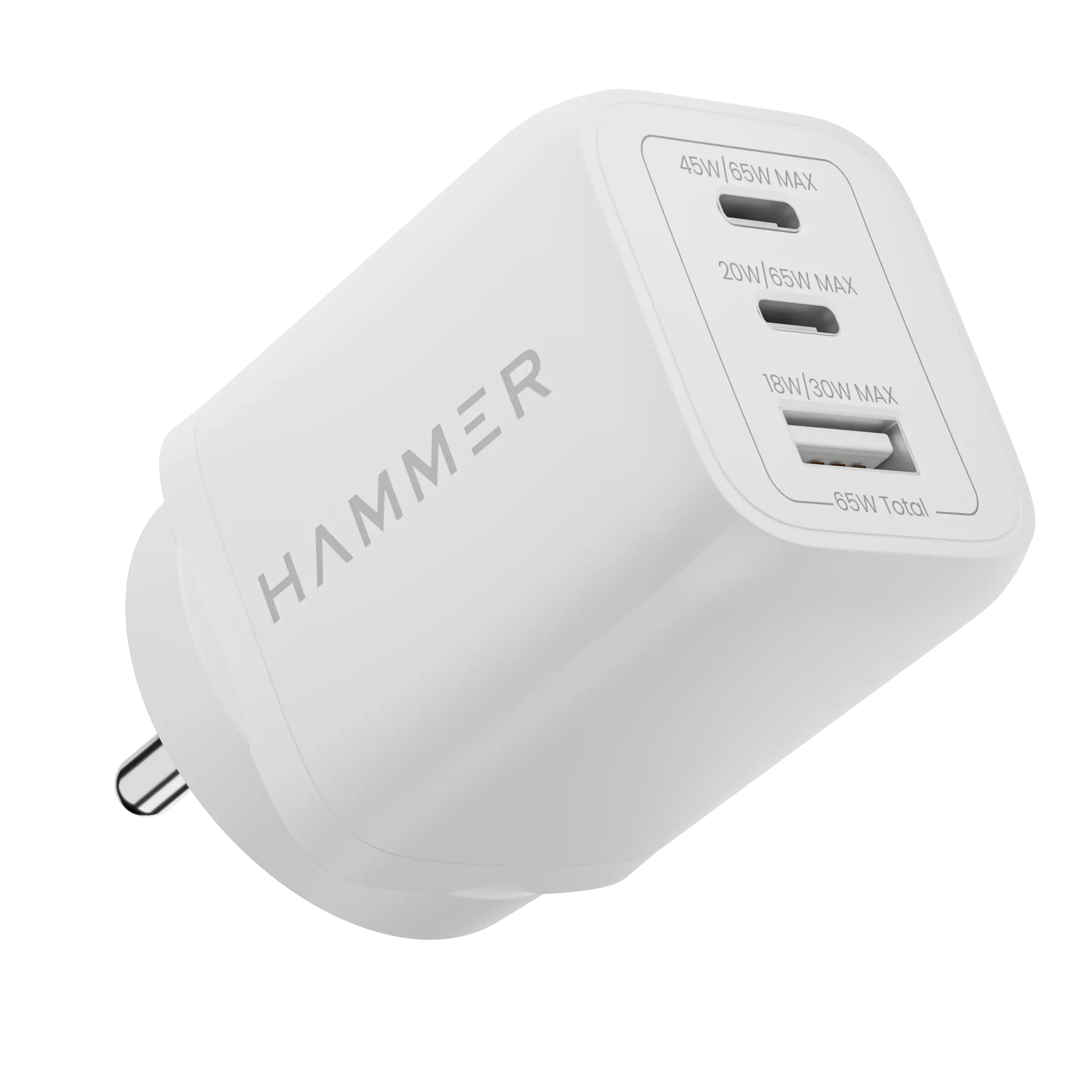 Hammer Gan Charger 65W Type C USB Port Fast Charger