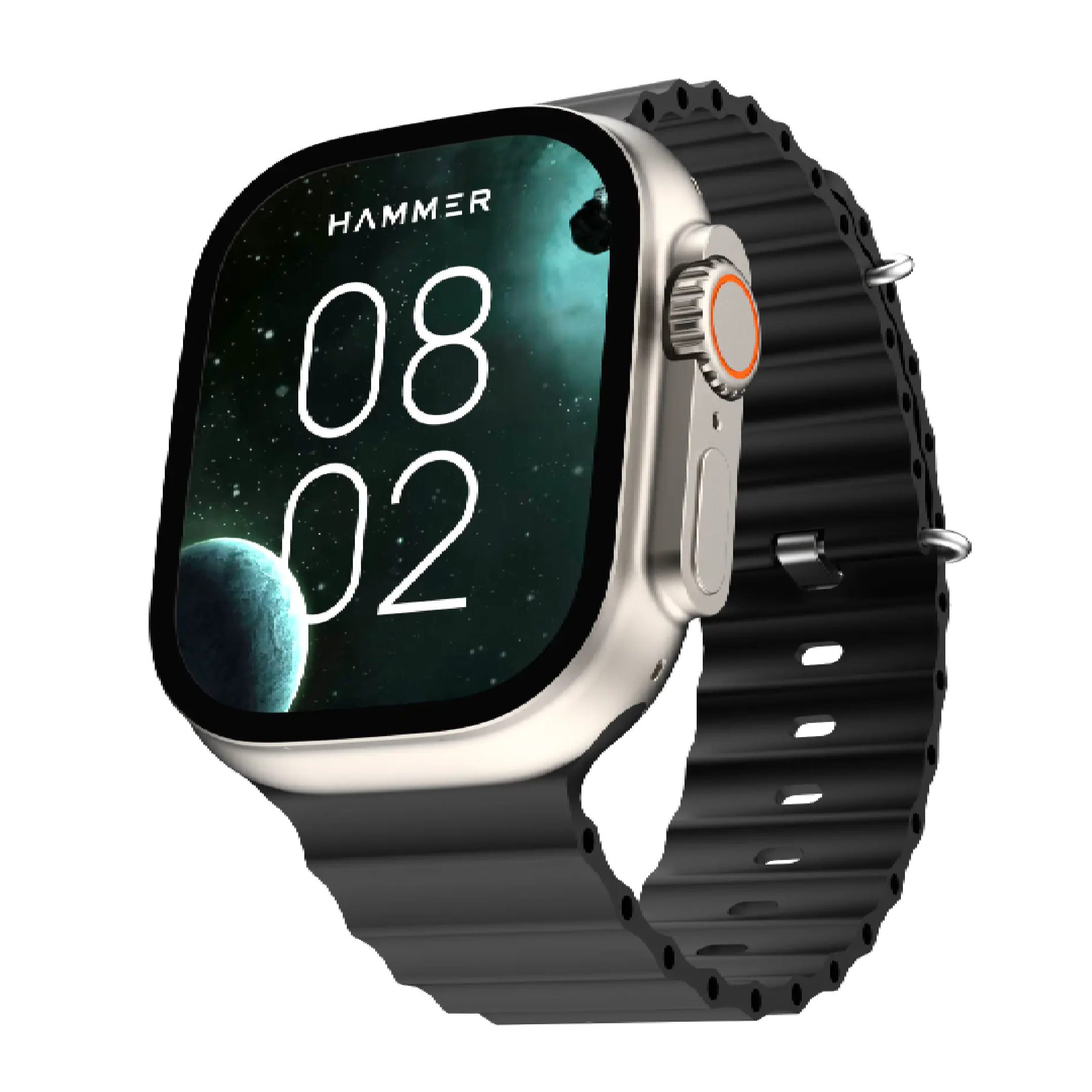 Hammer Active with Biggest AOD Bluetooth Calling Smartwatch