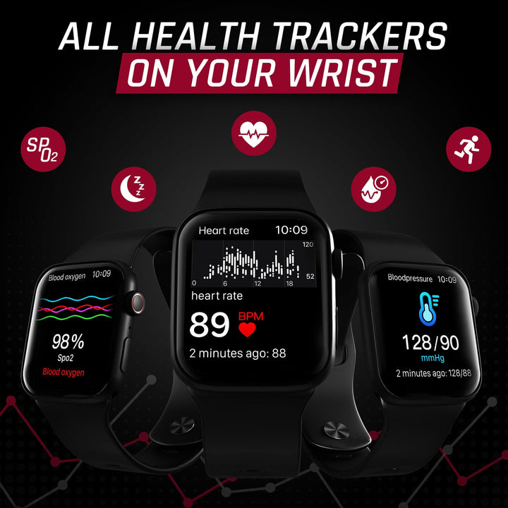 digital smartwatch with health trackers