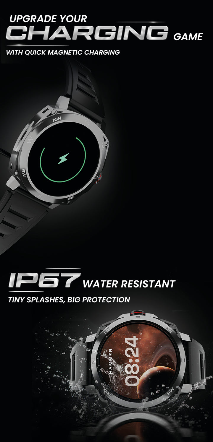 round dial smartwatch with amoled display