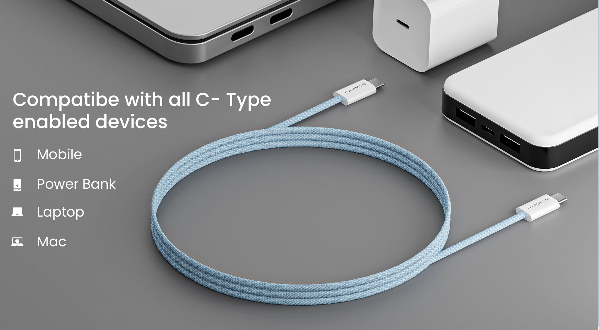 Type C to Type C Charging Cable