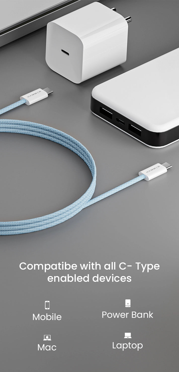 Type C to Type C Charging Cable