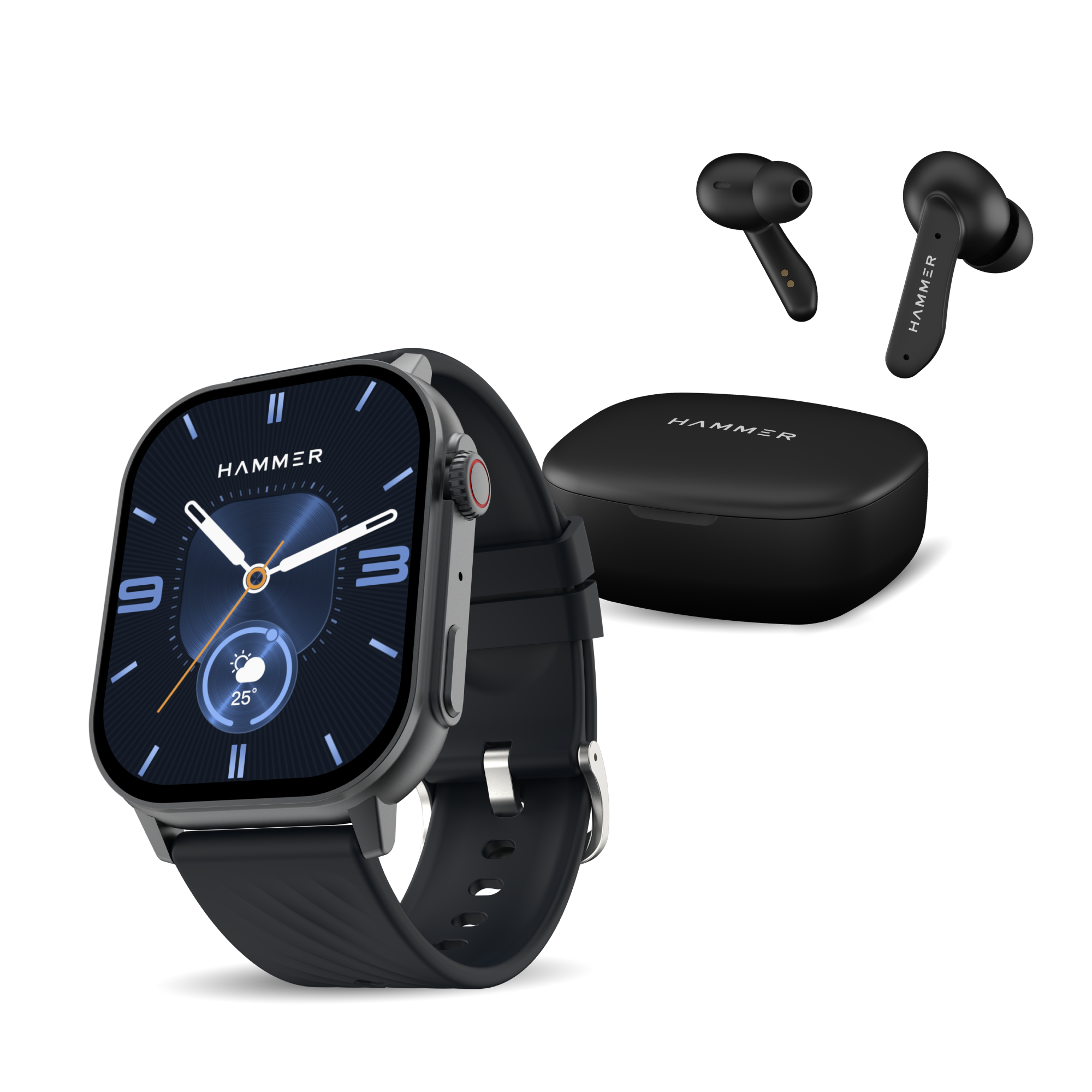 Hammer Arctic Bluetooth Smartwatch Solitude TWS Earbuds (Combo)