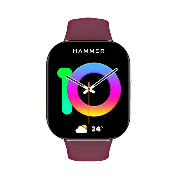 Hammer Robust Bluetooth Calling Smartwatch & Hammer Twist In-Ear Bluetooth Neckband (Combo)