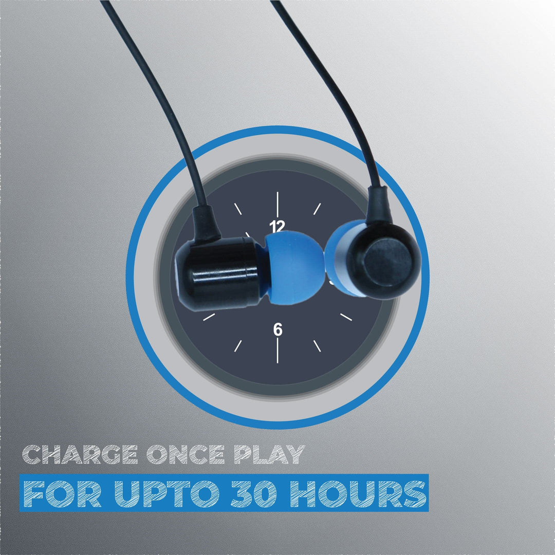 Hammer Sting Flexi Wireless Bluetooth Neckband Earphones with Mic