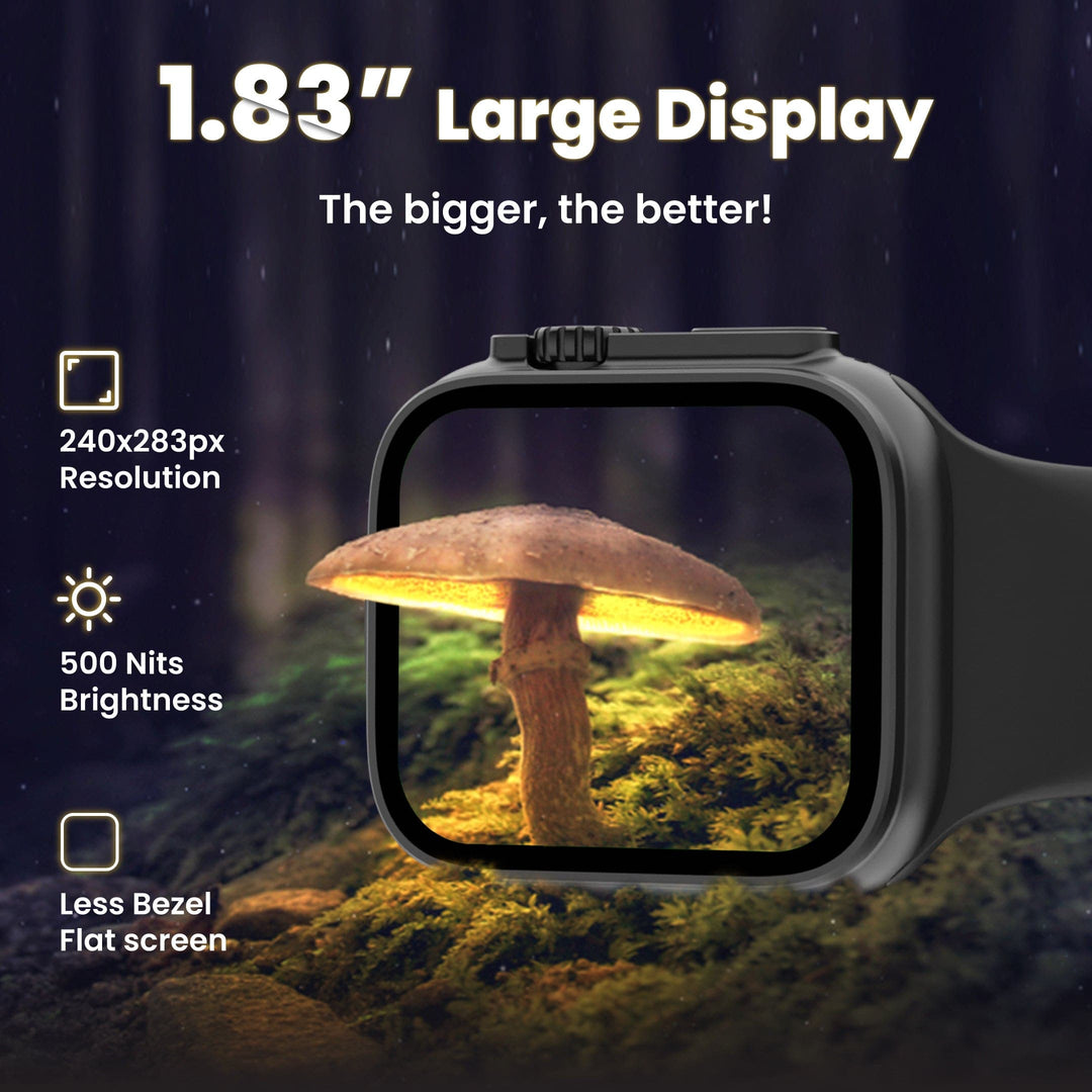 bluetooth calling smartwatch with large display