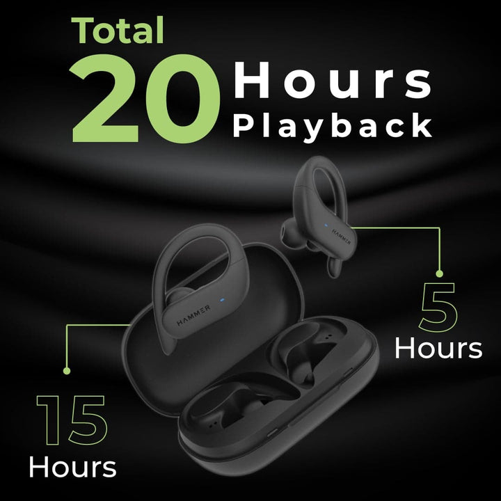 Hammer KO Sports wireless earbuds with long battery life
