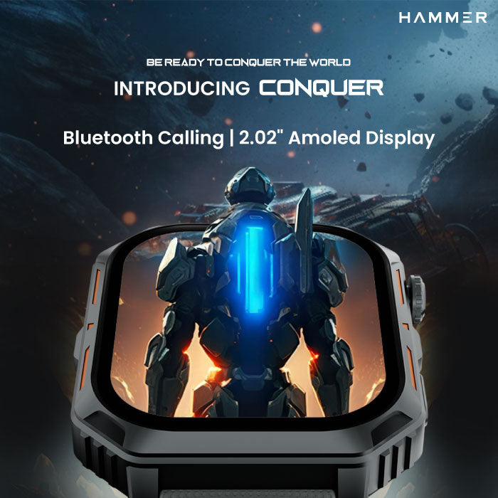 Hammer Conquer Bluetooth Calling Smart Watch