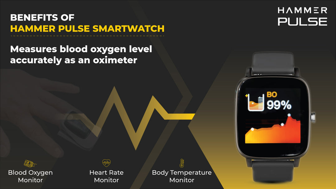 Hammer Pulse Smart Watch for oximeter