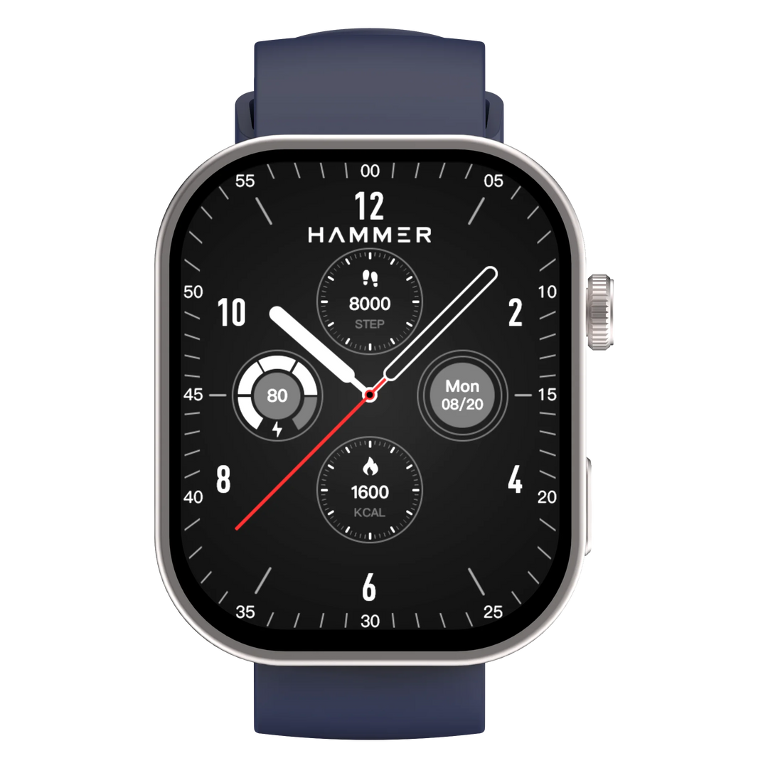 Hammer Tussle 2.01" Full HD Display Bluetooth Calling Smartwatch