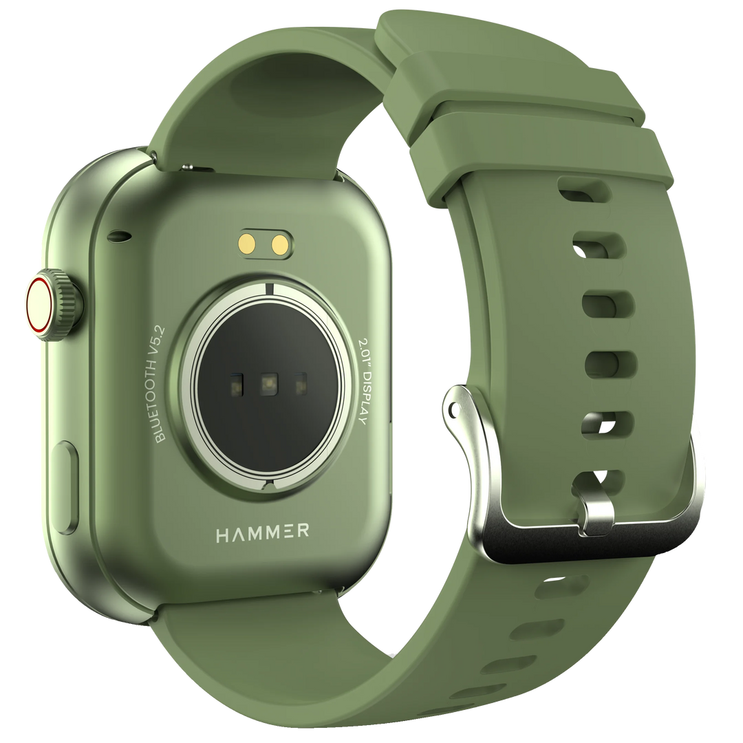 Hammer Tussle 2.01" Full HD Display Bluetooth Calling Smartwatch