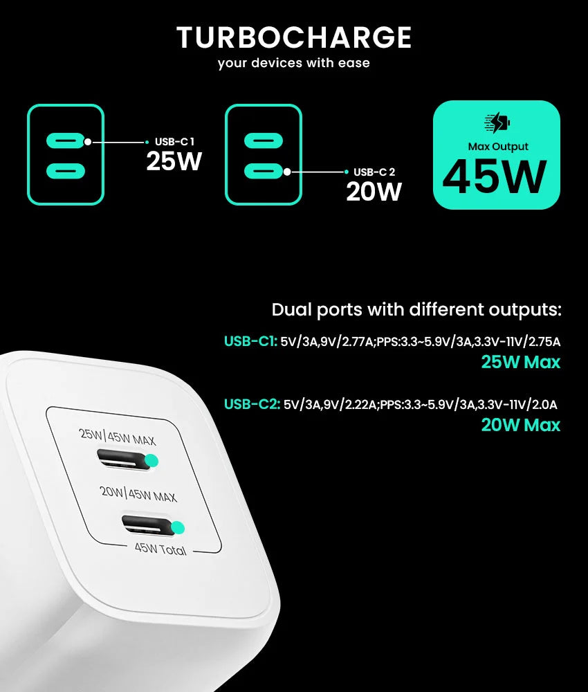 45W Type C Charger