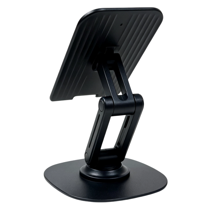 HAMMER Desk Essential MS360 360 Degree Rotatable & Foldable Mobile Phone Holder for all Smartphones - Black