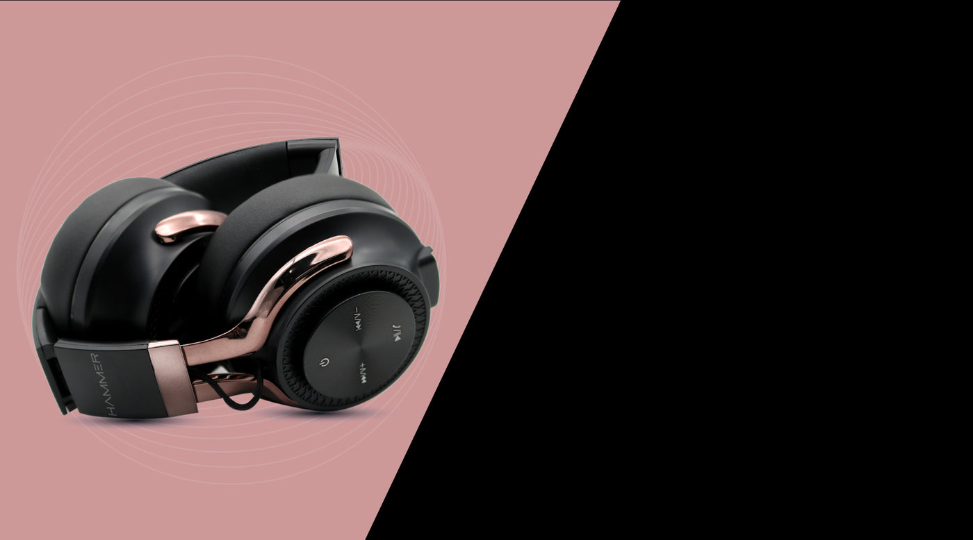 wireless headphones with foldable design