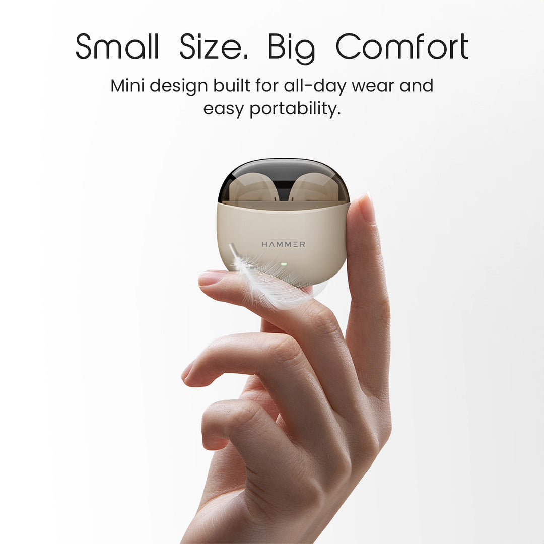 Hammer Ultra Pods TWS Earbuds with 3D Stereo Sound & Touch Controls