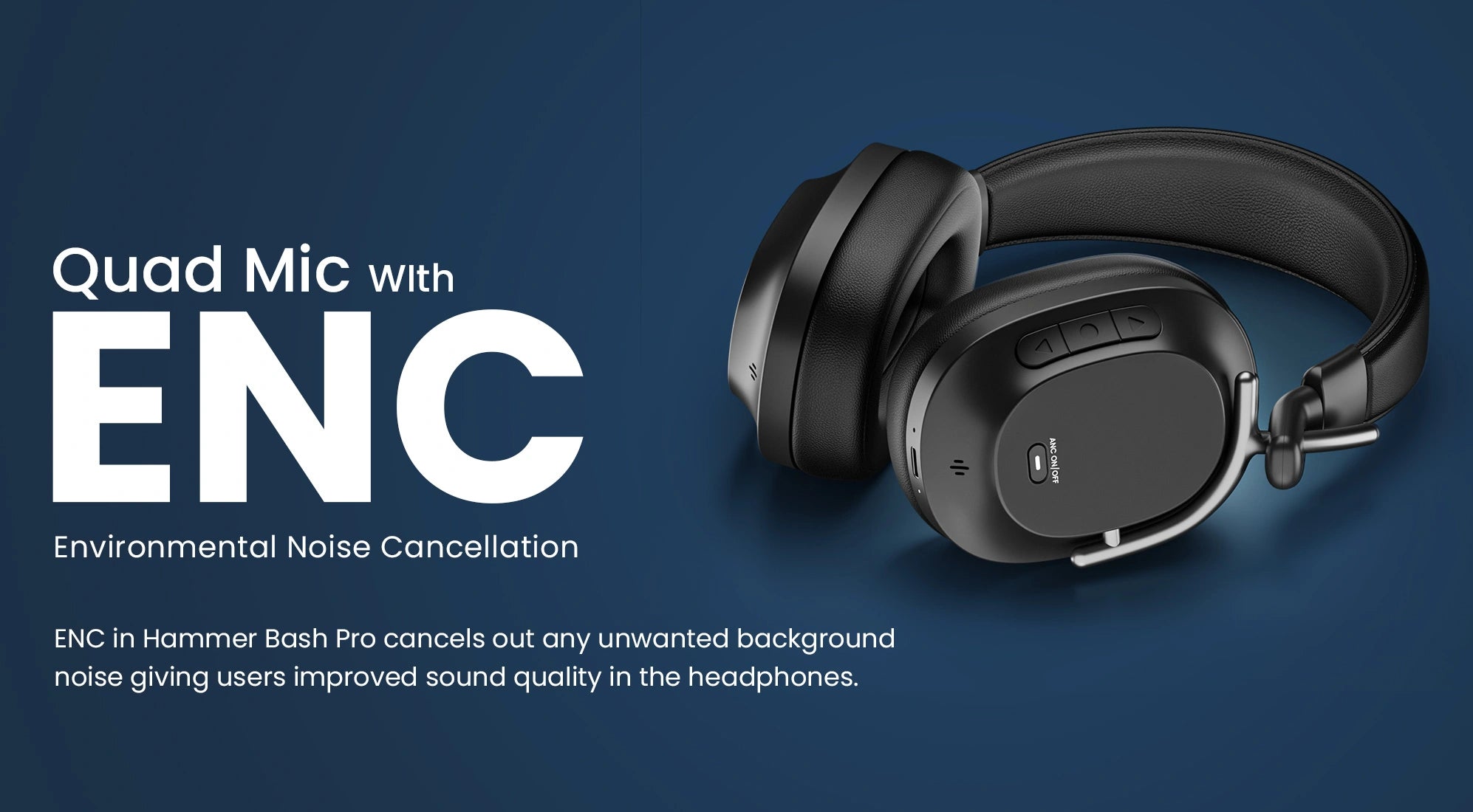 Best ENC Headphones with Quad Mic