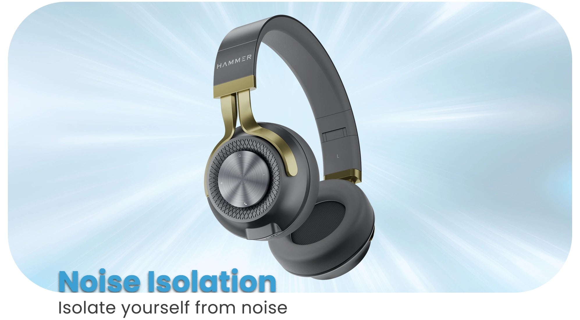 Hammer Bash 2.0 Wireless Bluetooth Headphone with Deep Bass