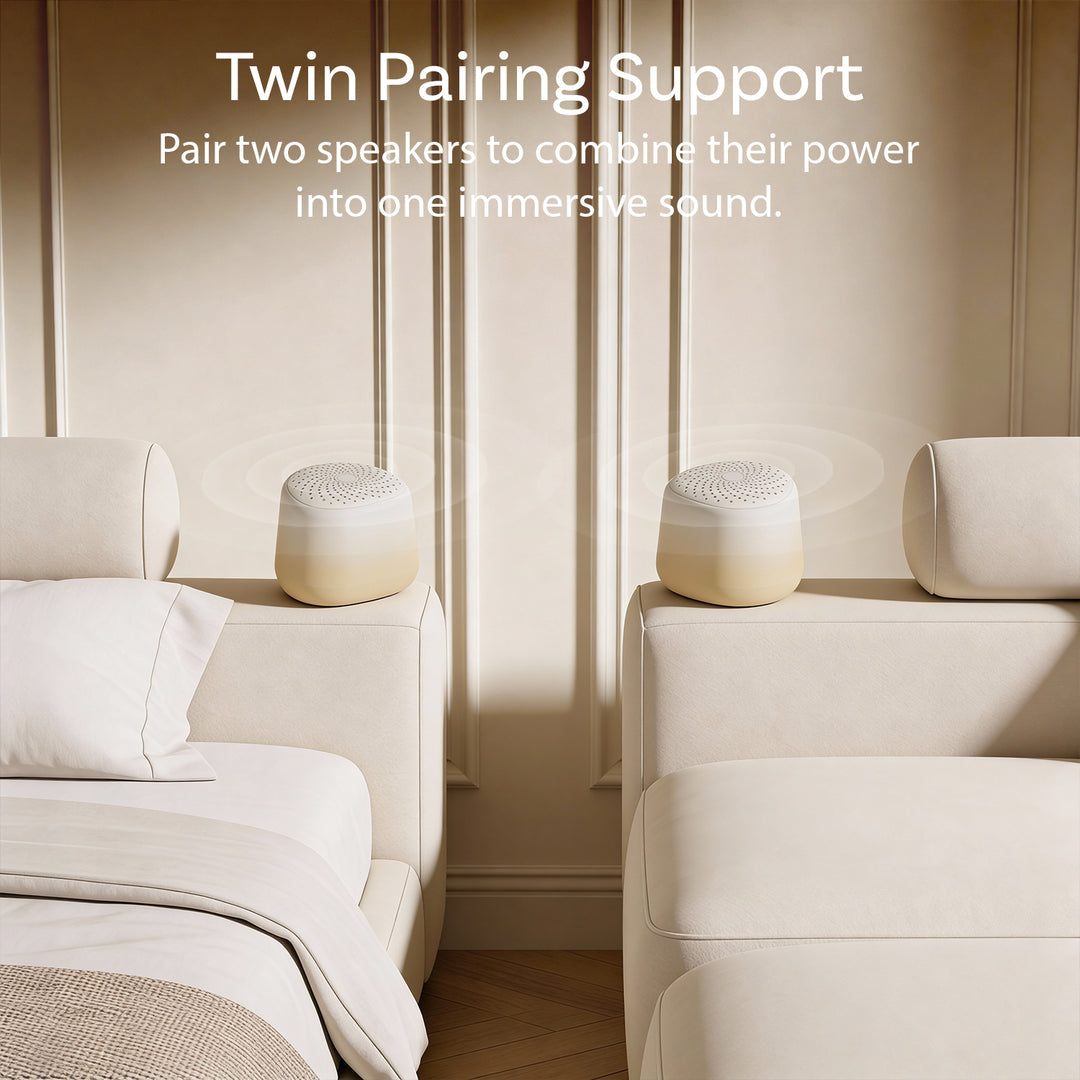 HAMMER Drop Sunrise 5W Portable Speaker with Bluetooth 6.0 & Up to 32H Playtime Beige