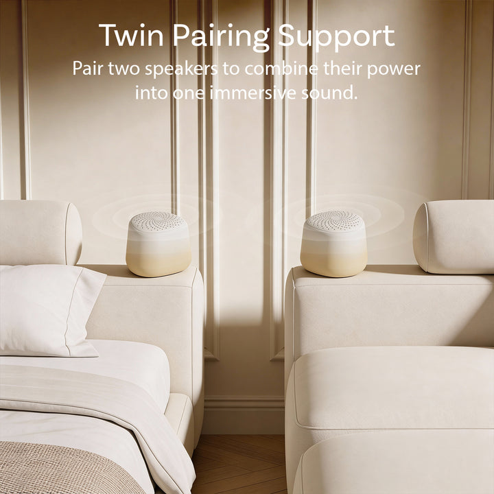 HAMMER Drop Sunrise 5W Portable Speaker with Bluetooth 6.0 & Up to 32H Playtime Beige