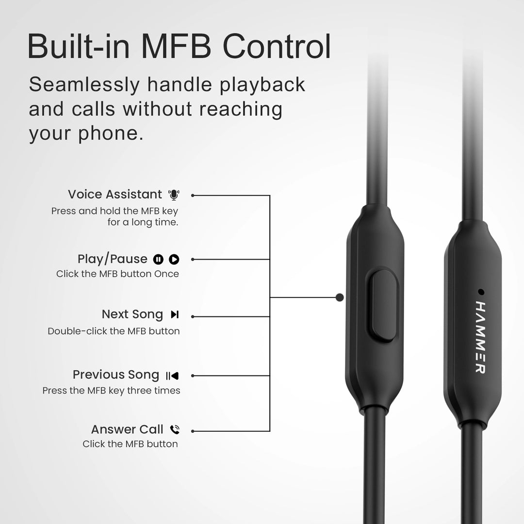 Nova 2 - Built-in MFB button enables easy music, calls, and voice assistant control