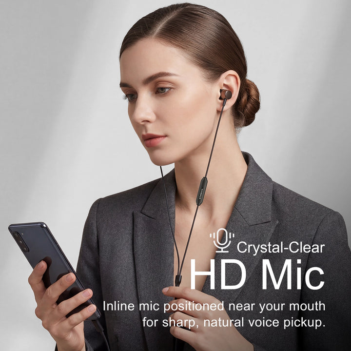 Crystal-clear HD inline mic ensures sharp, natural voice clarity during calls