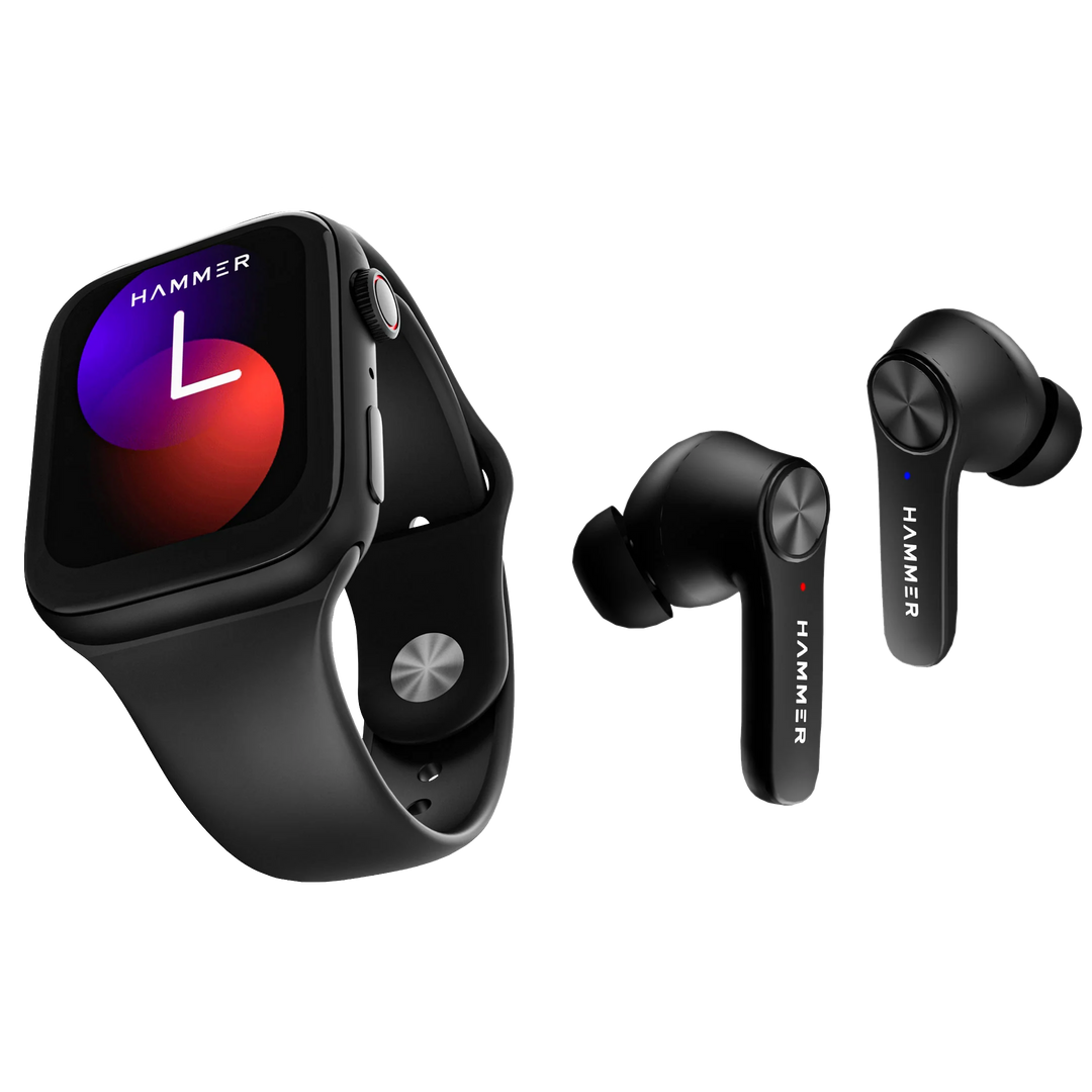 Smartwatch and headphones wireless bluetooth hot sale