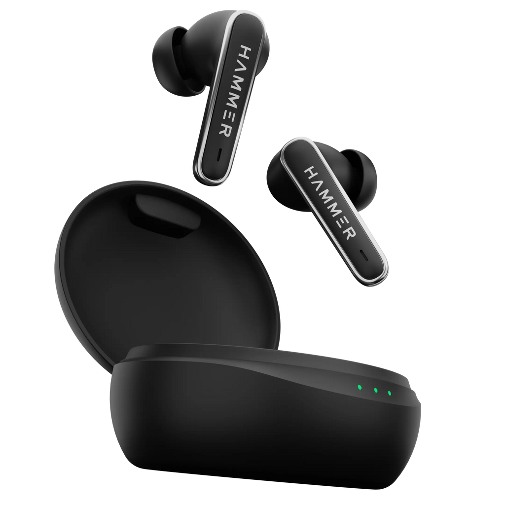(Refurbished) Hammer Airflow Lit TWS Earbuds with Bluetooth 5.1 and Smart Touch Control