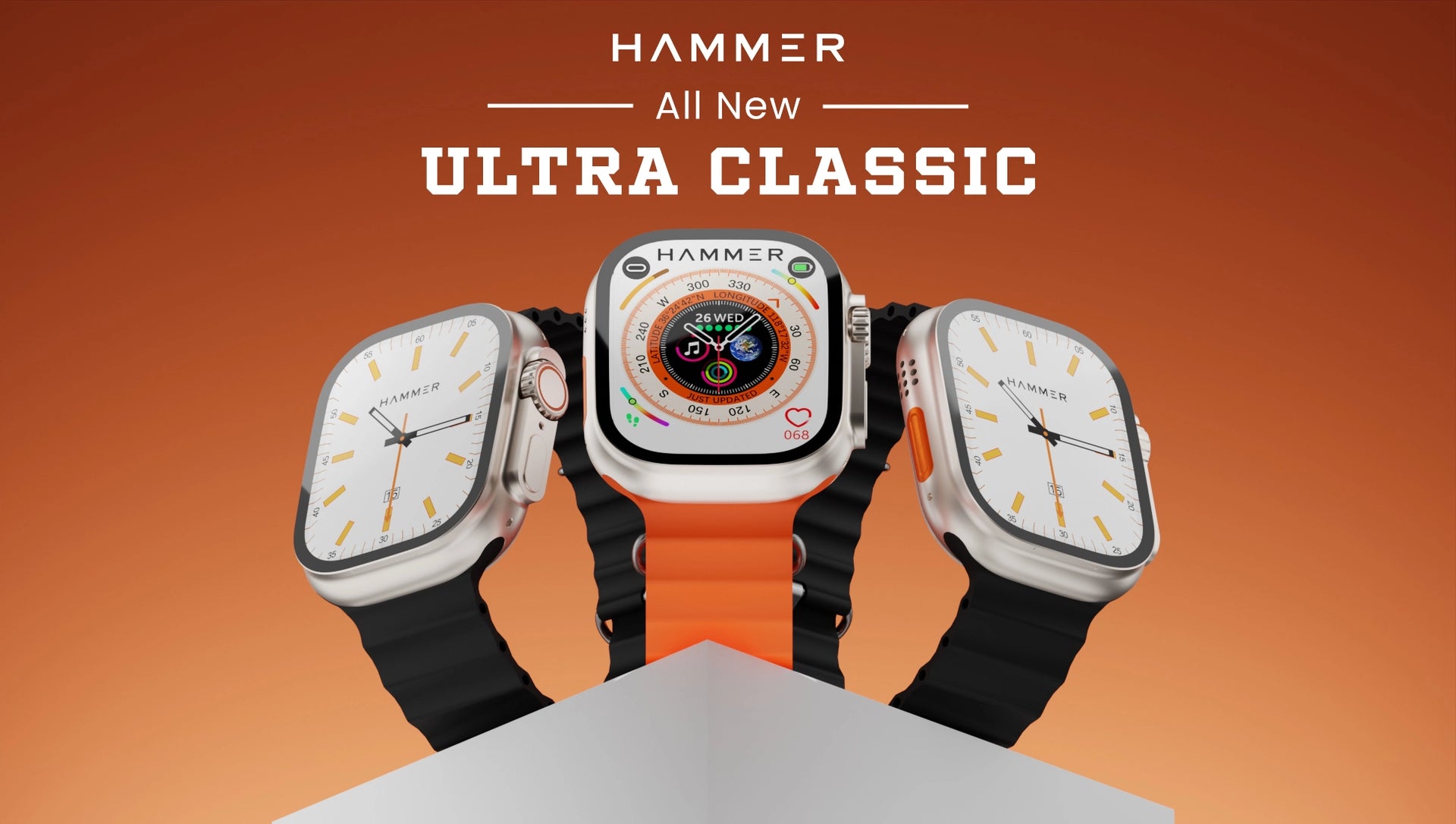 Hammer Ultra Classic Bluetooth Calling Smart Watch