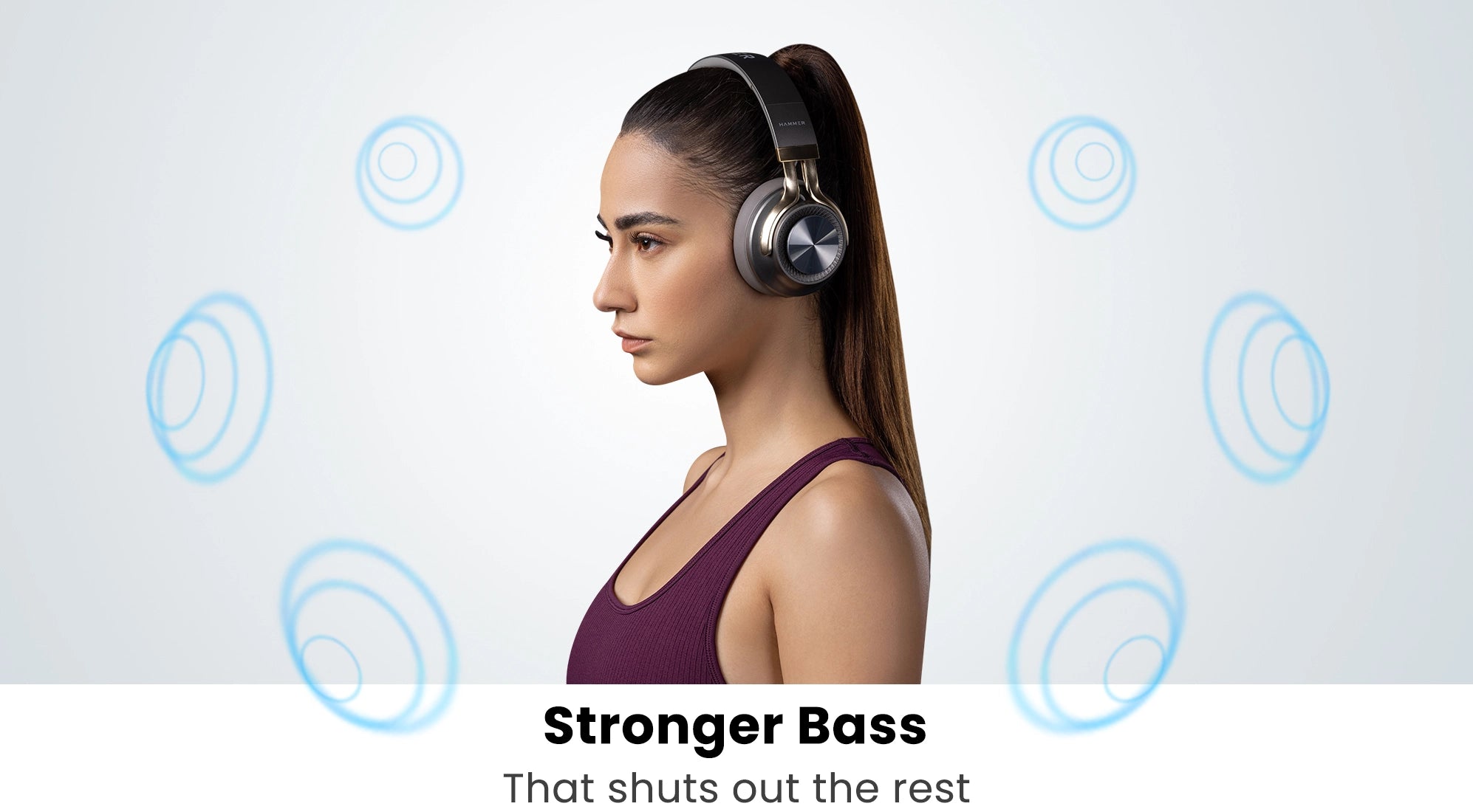Hammer Bash 2.0 Wireless Bluetooth Headphone with Deep Bass