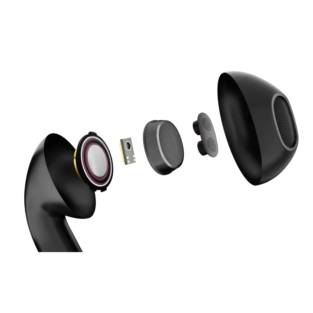 Hammer KO Mini Bluetooth Earbuds with Touch Controls Black