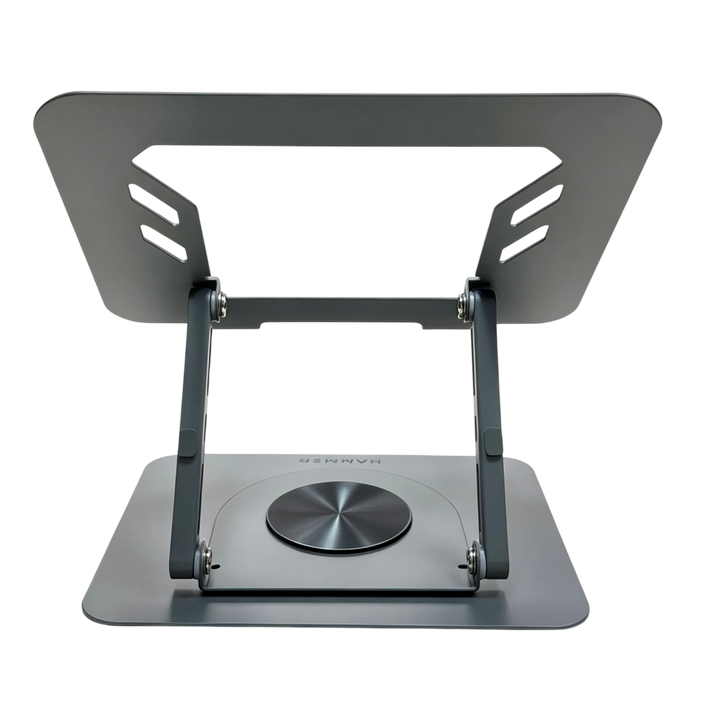HAMMER Desk Essential LS360 Metal Laptop Stand with 360° Rotation, Height & Angle Adjustable for Laptops & MacBook