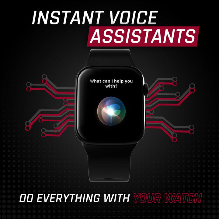 smart watch with bluetooth calling and voice assistants
