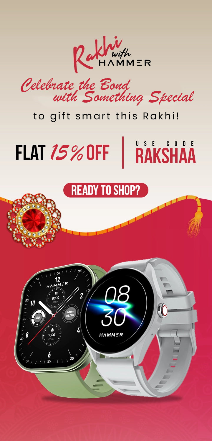 Use Code RAKSHAA and get 15% Flat discount on all products of Hammer 