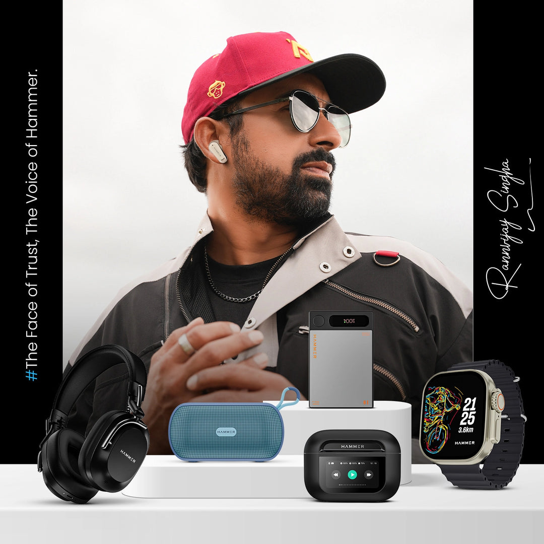 Hammer Bash Over the Ear Wireless Headphones with HD Mic