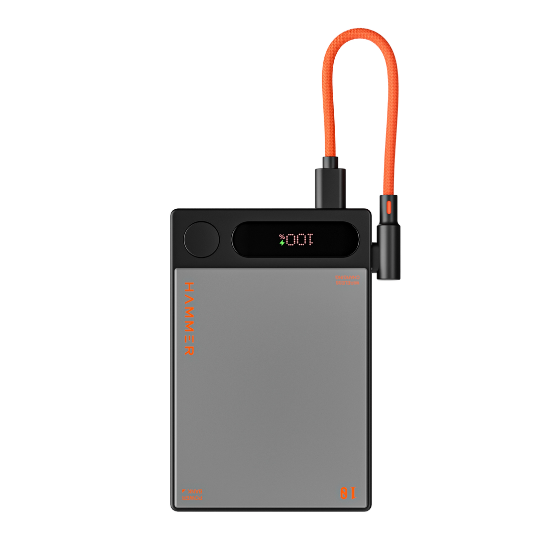 HAMMER Ultra ChargeZ30 MagSafe 10000 mAh Power Bank (Black)
