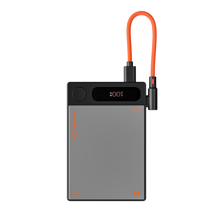 HAMMER Ultra ChargeZ30 MagSafe 10000 mAh Power Bank (Black)