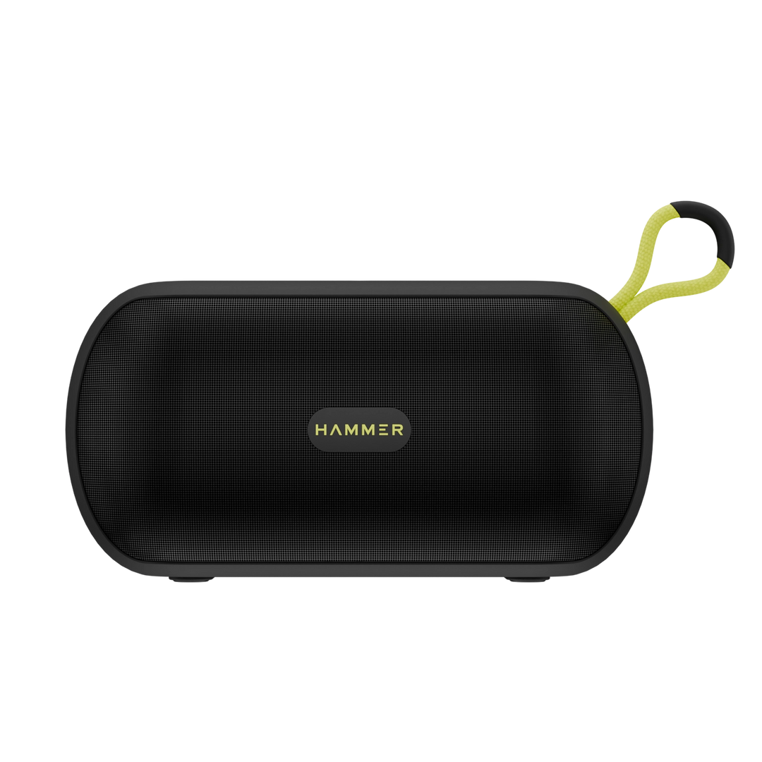 Hammer Wave 10W Bluetooth Speaker Upto 8 Hours Playtime, AUX & USB Port, Type-C with Hanging Loop