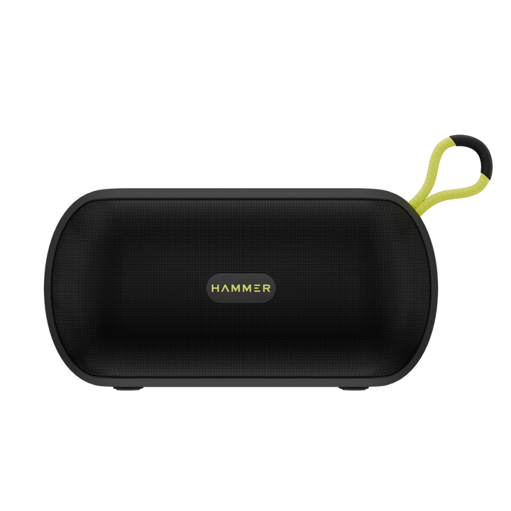 Hammer Wave 10W Bluetooth Speaker Upto 8 Hours Playtime, AUX & USB Port, Type-C with Hanging Loop