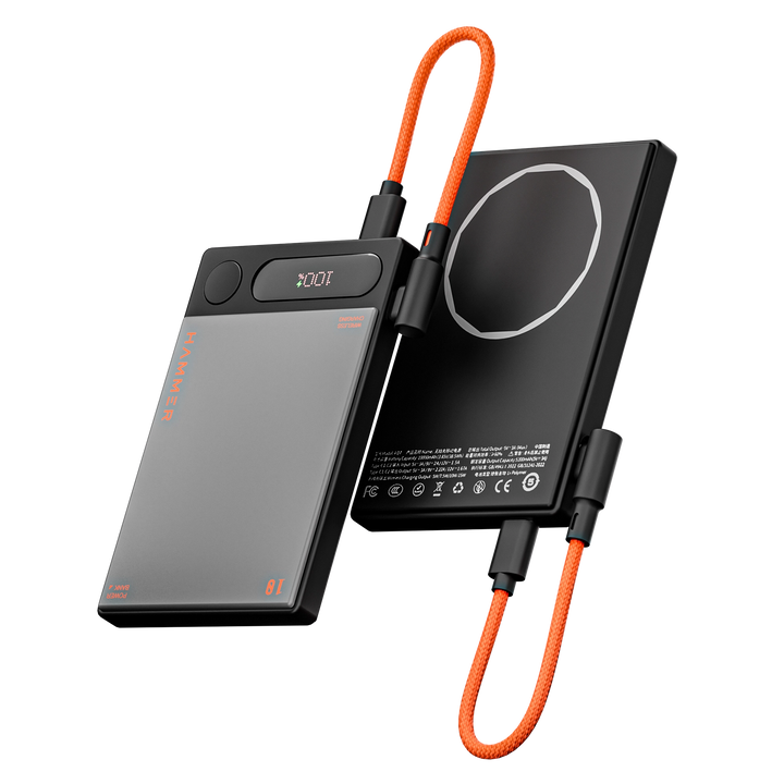 HAMMER Ultra ChargeZ30 MagSafe 10000 mAh Power Bank (Black)