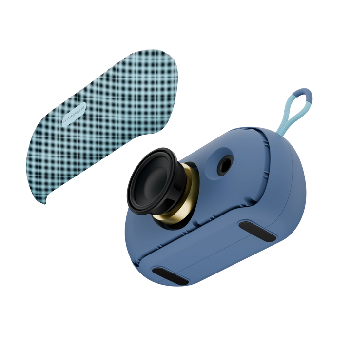 Hammer Wave 10W Bluetooth Speaker Upto 8 Hours Playtime, AUX & USB Port, Type-C with Hanging Loop