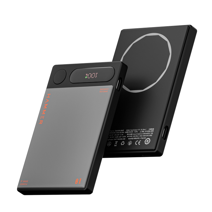 Hammer Ultra ChargeZ30 MagSafe 22.5W 10000 mAh Power Bank (Black)