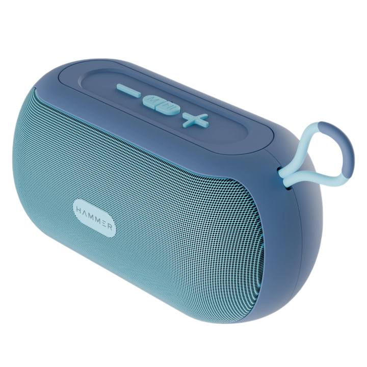 Hammer Wave 10W Bluetooth Speaker Upto 8 Hours Playtime, AUX & USB Port, Type-C with Hanging Loop