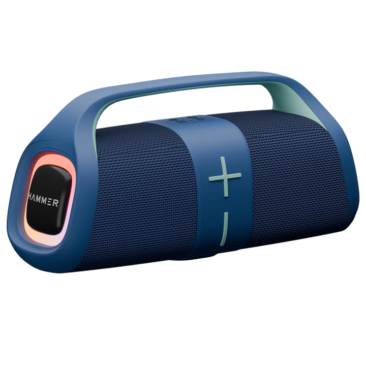 Hammer Boom 30W Bluetooth Speaker with RGB Lights and Dual Passive Radiators