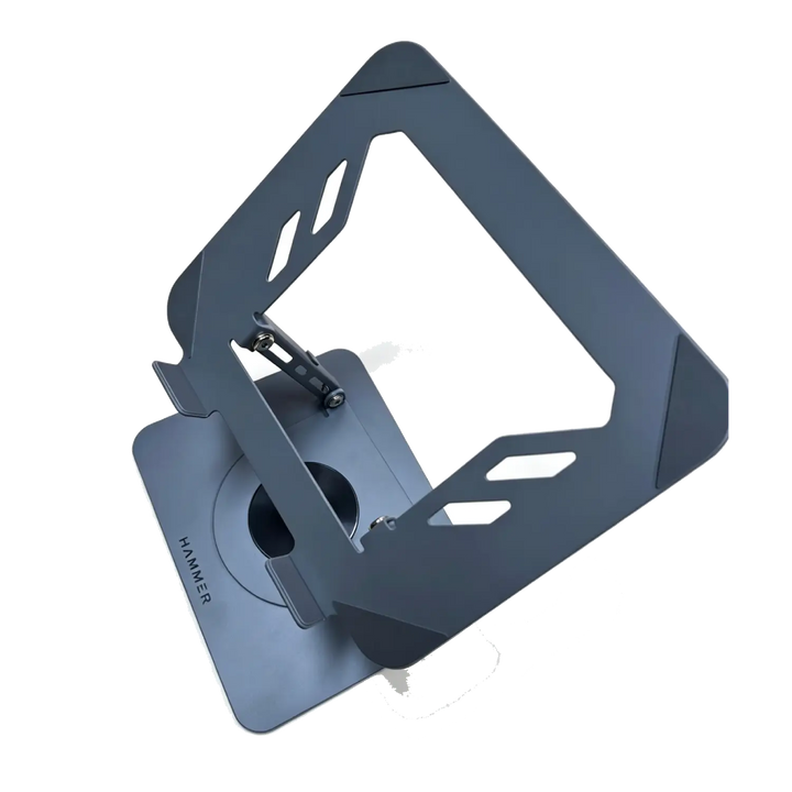 HAMMER Desk Essential LS360 Metal Laptop Stand with 360° Rotation, Height & Angle Adjustable for Laptops & MacBook