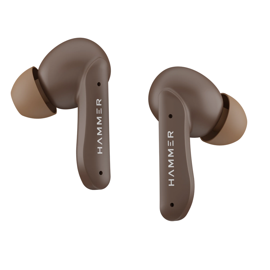 Hammer Solitude TWS Bluetooth Earbuds with Bluetooth v5.3 ENC and Smart Touch Controls