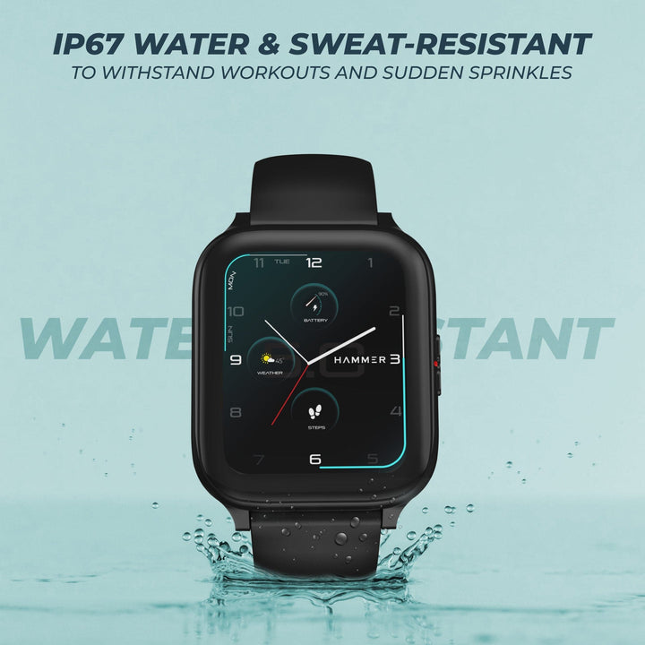  water and sweat resistant smartwatch