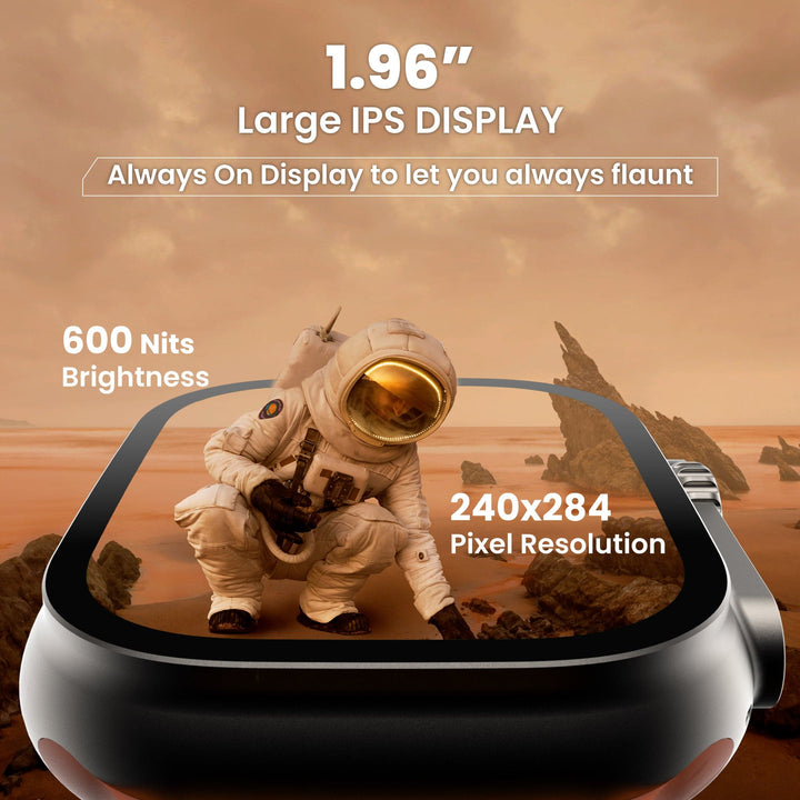 digital touch smart watch with large display