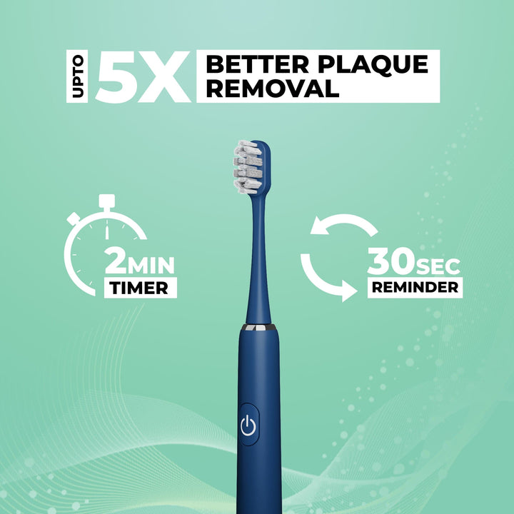 toothbrush with 5x better plaque removal
