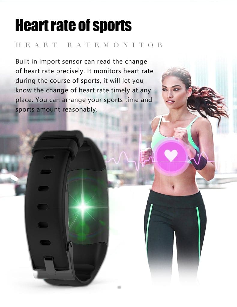 Check Heart rate of sports with hammer smart band water proof