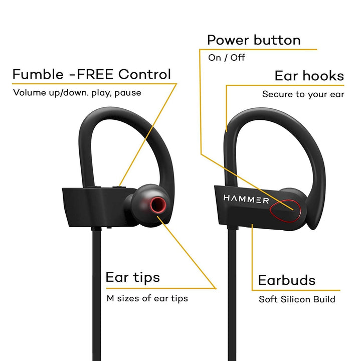 Sports Wireless Earphones with Ear Hooks